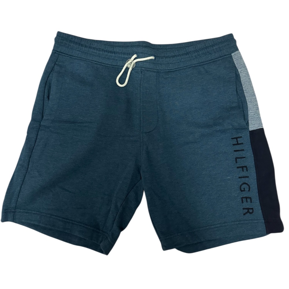 Tommy Hilfiger Blue Athletic Shorts with Drawstring Waistband